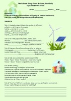 Комплект рабочих листов по английскому языку для 8 класса (Spotlight): Module 9 "Going Green" и Module 10 "Holiday Time"